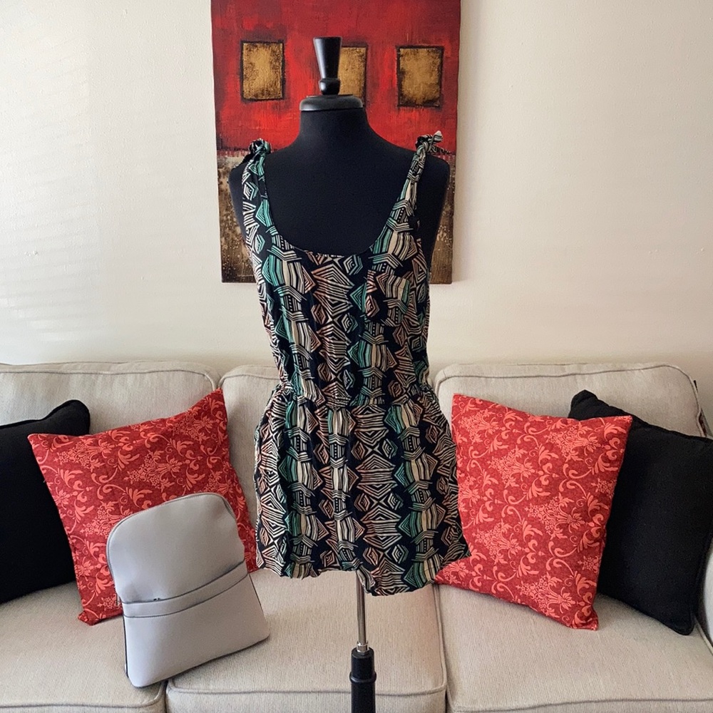 “PATTERNED” Vintage Style Romper